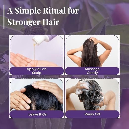 Keshamrit Advanced Herbal Hair Growth Oil 200ML (Bhringraj, Jojoba, Amla, Jaborandi, Moringa) - Image 5
