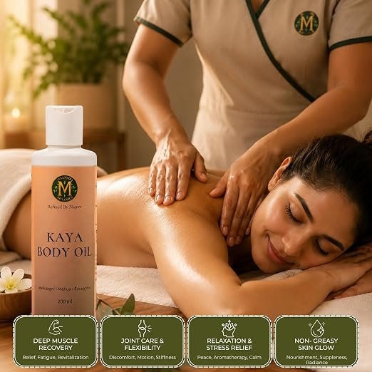 Ayurvedic Body Massage Oil (Malkangni, Olive, Wintergreen, Ashwagandha) - Image 3