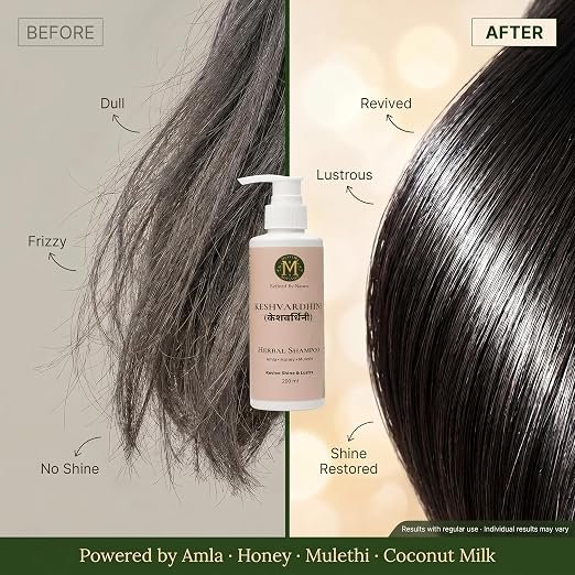 Keshvardhini Ayurvedic Herbal Shampoo 200ml (Amla, Honey, Mulethi) - Image 4