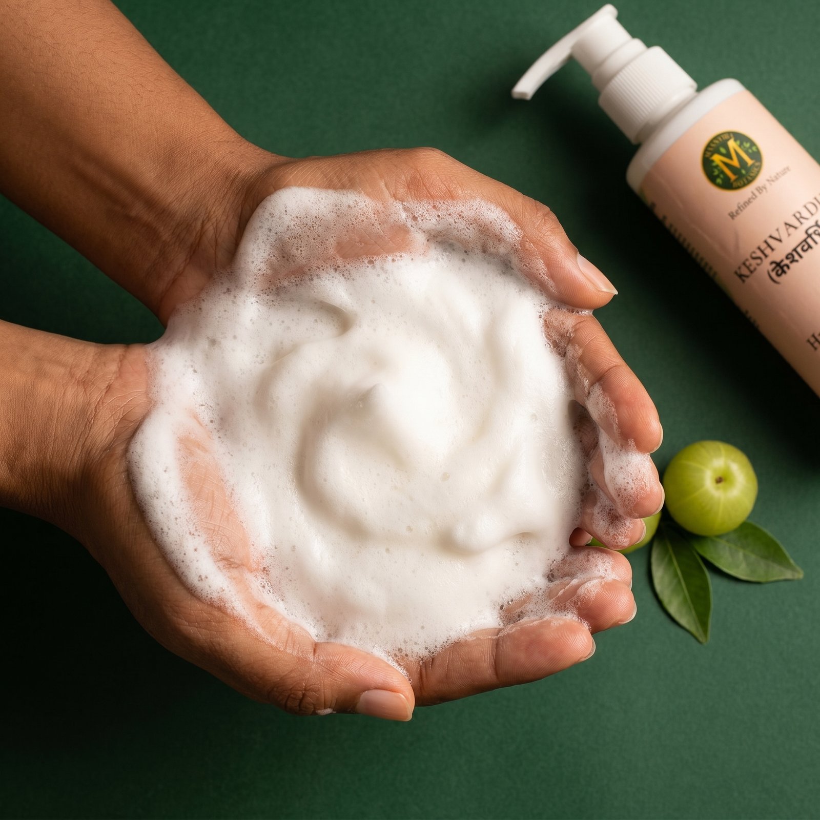 Keshvardhini Ayurvedic Herbal Shampoo (Amla, Bhringraj, Shikakai) - Image 6