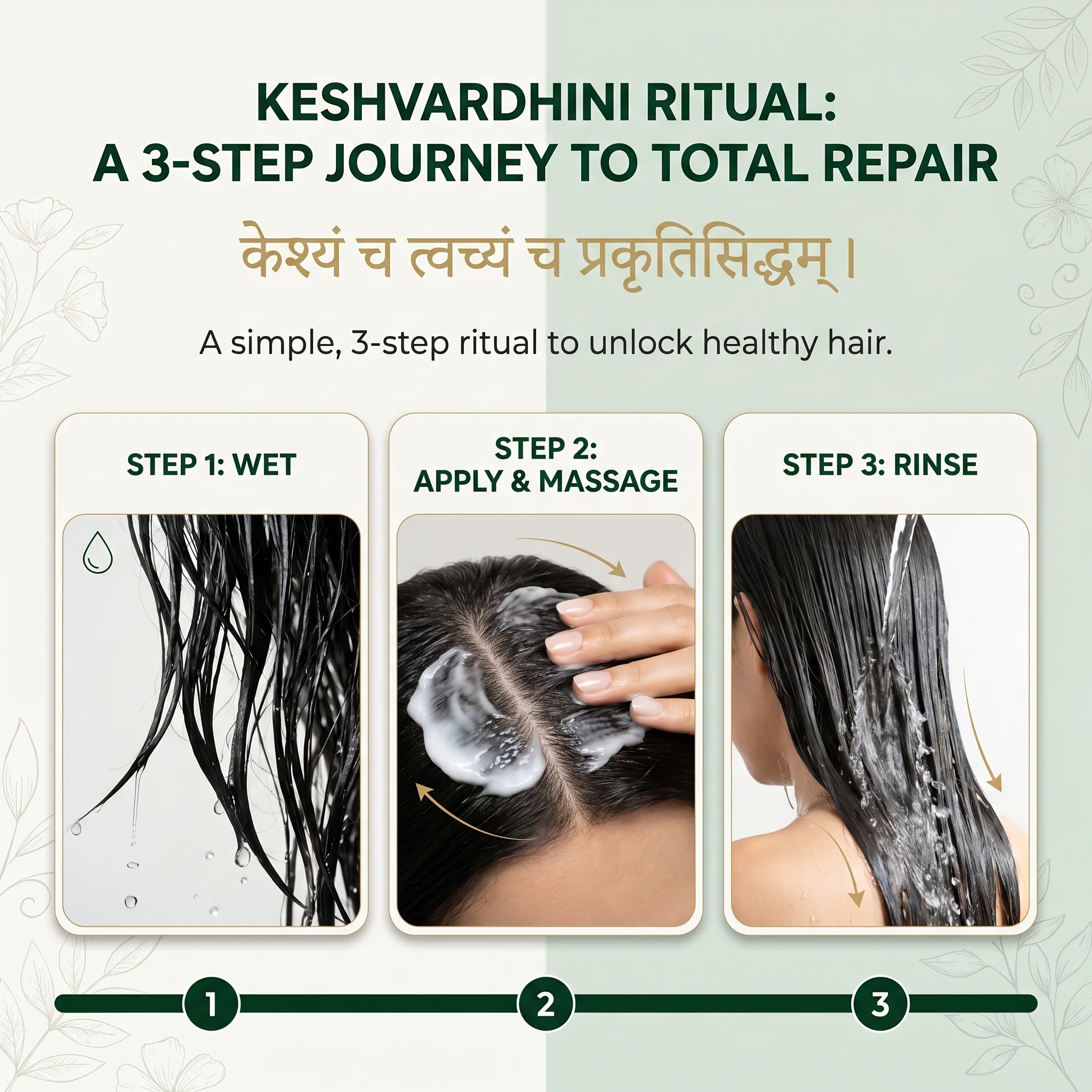 Ayurvedic Herbal Shampoo with Amla, Reetha & Shikakai | 200 ml - Image 5