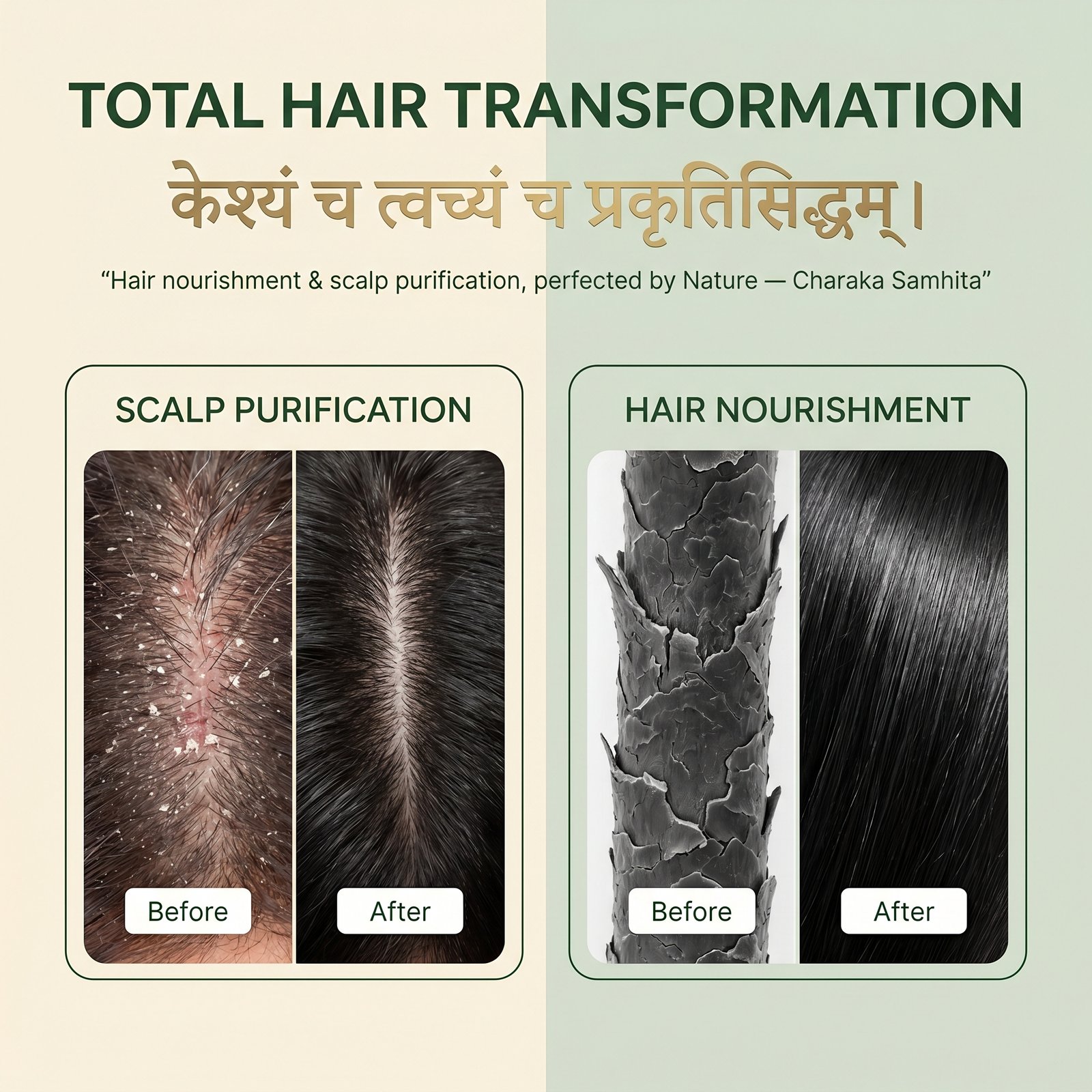 Keshvardhini Ayurvedic Herbal Shampoo (Amla, Honey, Mulethi) - Image 7