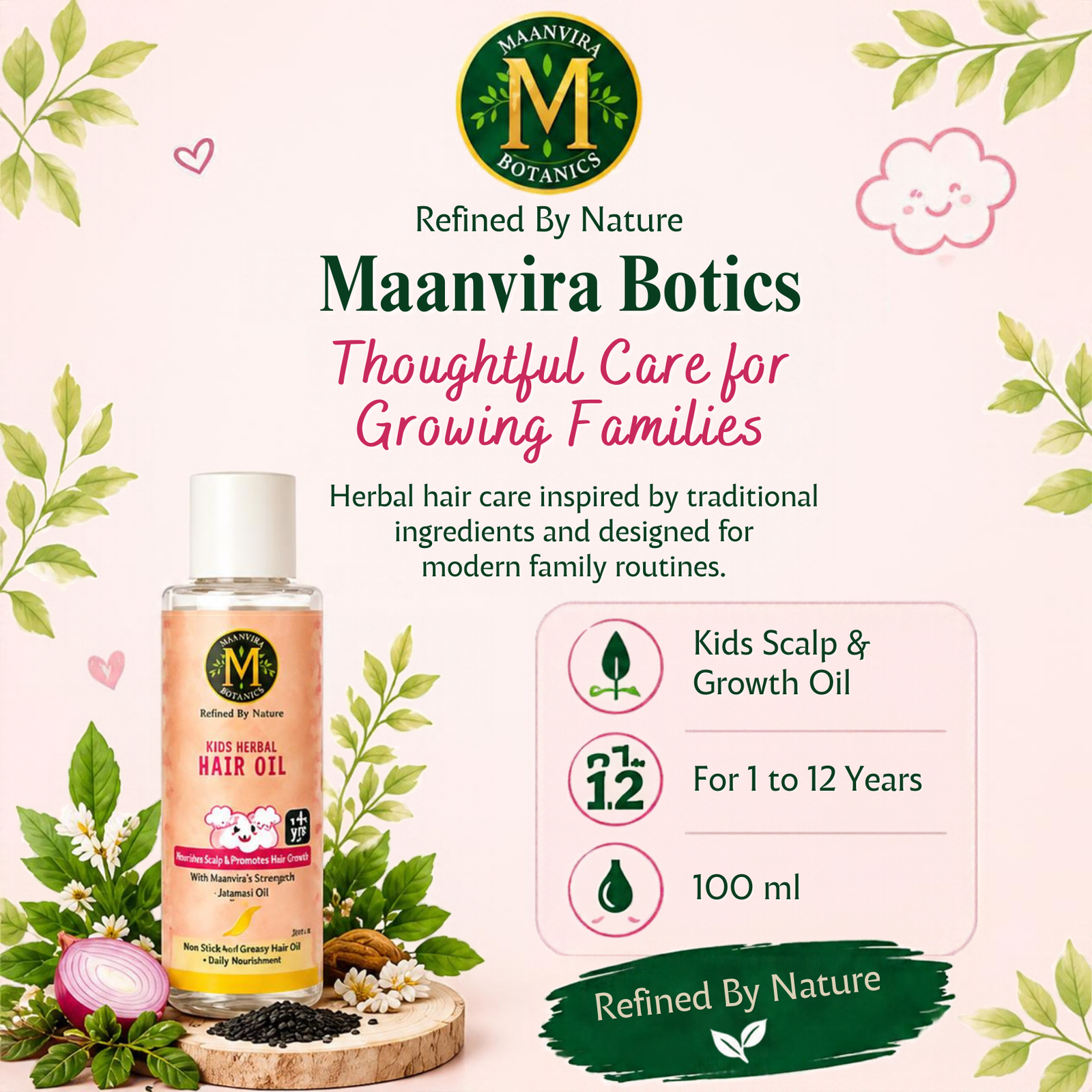 baby toddler champi balon ka tel bachon ka rosmary kalaunji nigella castor coconut sesame almond olive safflower vitamin e dry scalp itchy scalp frizz paraben free sulphate free girls boys 2 3 4 5 year school daily nourishing