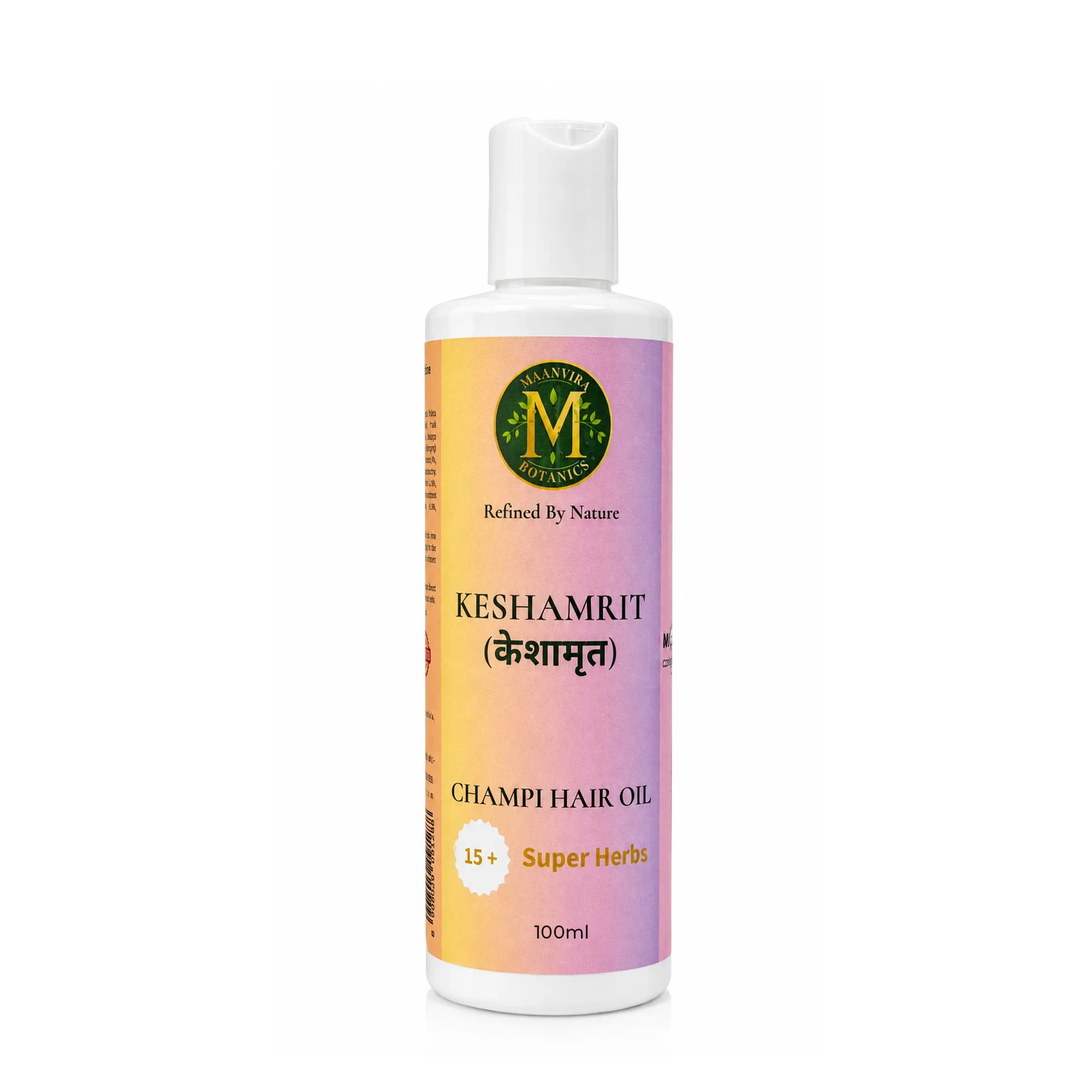 Maanvira Botanics Keshamrit Champi Hair Oil | Herbal Hair Oil with 15+ Herbs
